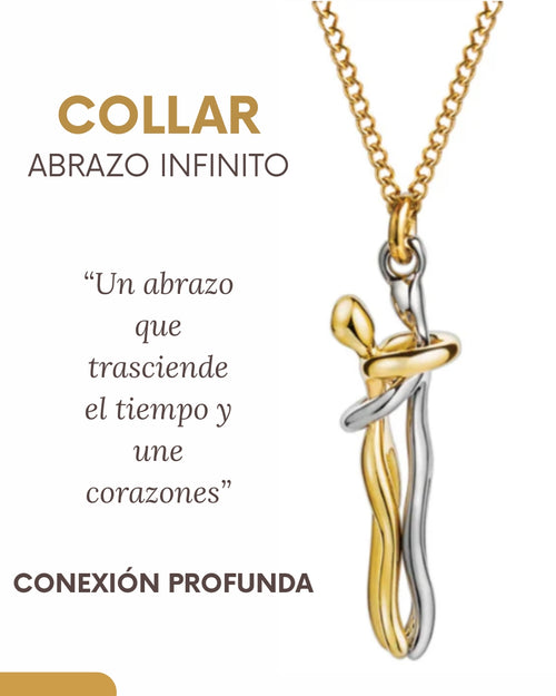 COLLAR "ABRAZO INFINITO" PLATEADO